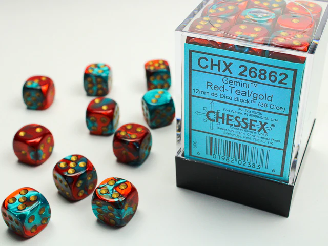 DICE - CHESSEX - D6 Set